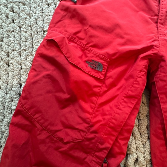 Men's Red North Face Ski Pants - Picture 3 of 5